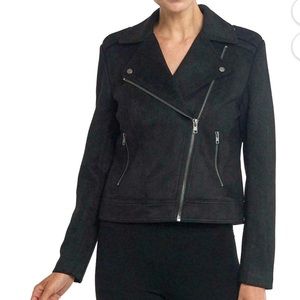 Butter suede moto jacket